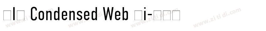 DIN Condensed Web Li字体转换